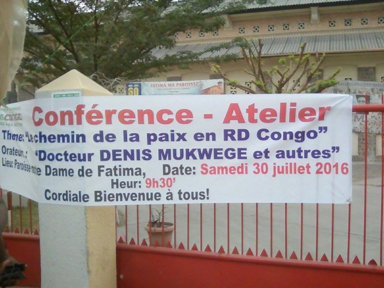 Pour la paix en RD Congo, le Dr Mukwege déclare que «c’est encore possible» !