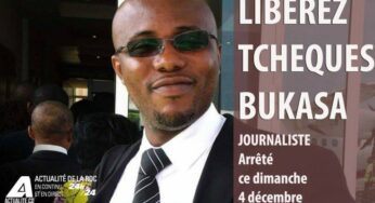 Le journaliste Tshieke Bukasa enfin libre