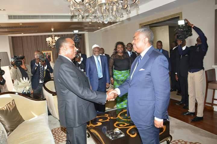 Accord Politique Global de la CENCO : Denis Sassou Nguesso reçoit à Kinshasa