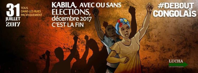 RDC : Après son appel à la manif du 31 juillet, La LUCHA mobilisera jusqu’à l’alternance !
