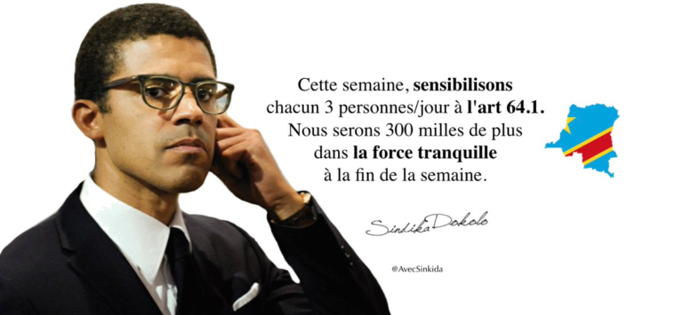 RDC : Sindika Dokolo pour une mobilisation-conscientisation tout azimut autour de l’article 64 .1 !