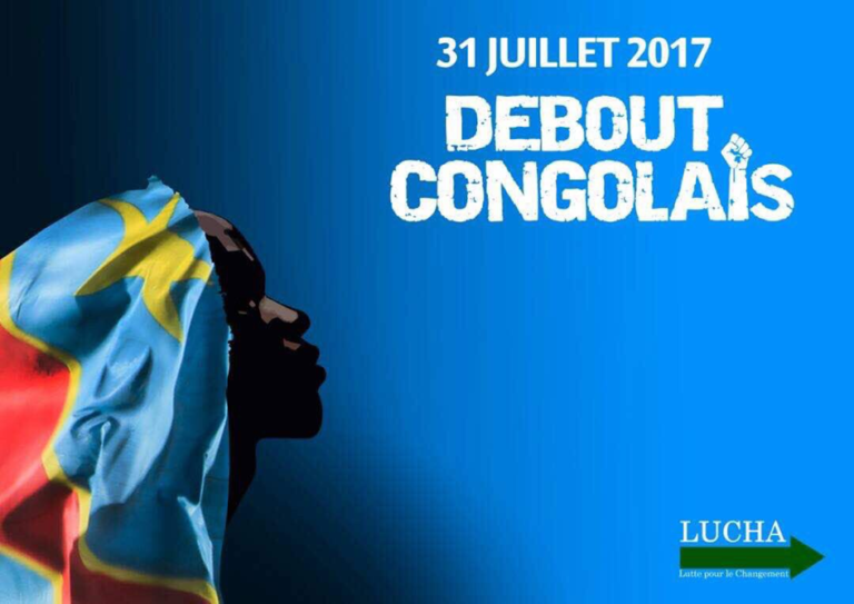 RDC-Société : Appel à manifester de La LUCHA du 31 juillet, Jour J-1 pour mettre la pression sur la CENI