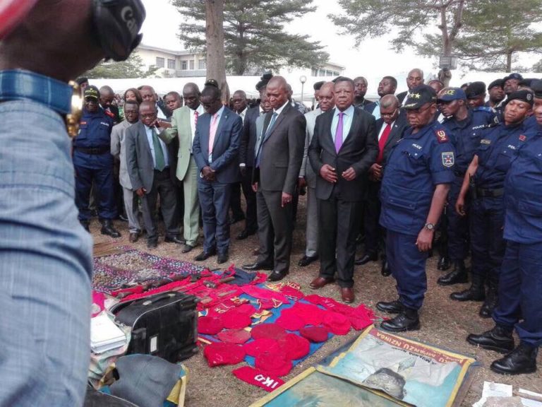 RDC-KINSHASA : Les présumés miliciens de Bundu Dia Kongo présentés aux médias