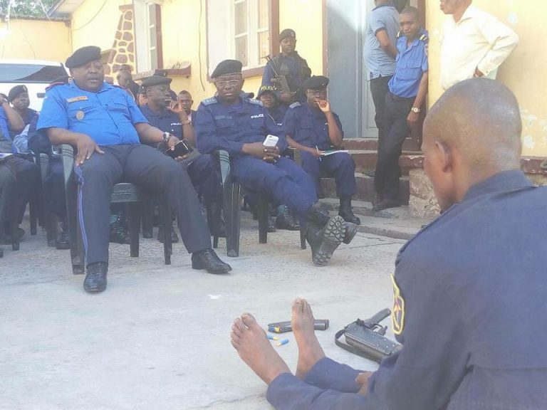 KINSHASA : Meurtre de Rossy Tshimanga, la PNC présente le présumé policier tireur