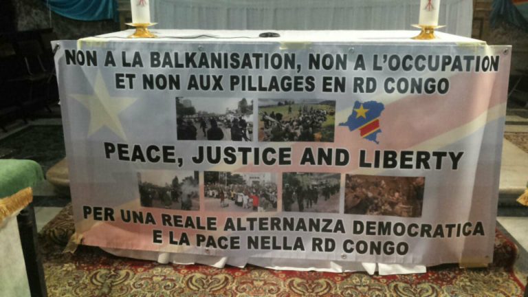 Rome : Marche des Congolais en faveur de la paix, la justice et la liberté