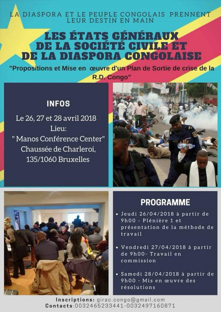 Bruxelles : Les Etats Généraux de la Société civile et de la Diaspora congolaise décerne un « Acte révocatoire contre et pour une transition sans Kabila »