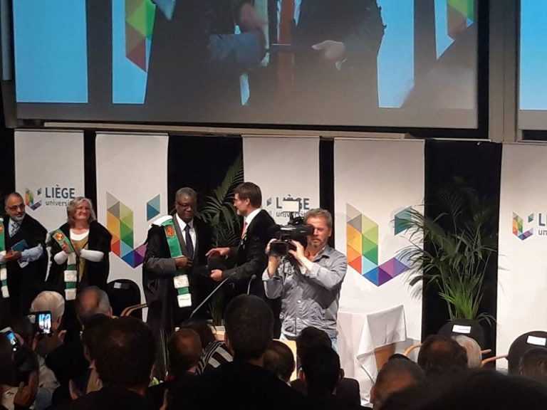 Denis Mukwege, Président d’honneur d’une nouvelle Chaire de l’Uliège