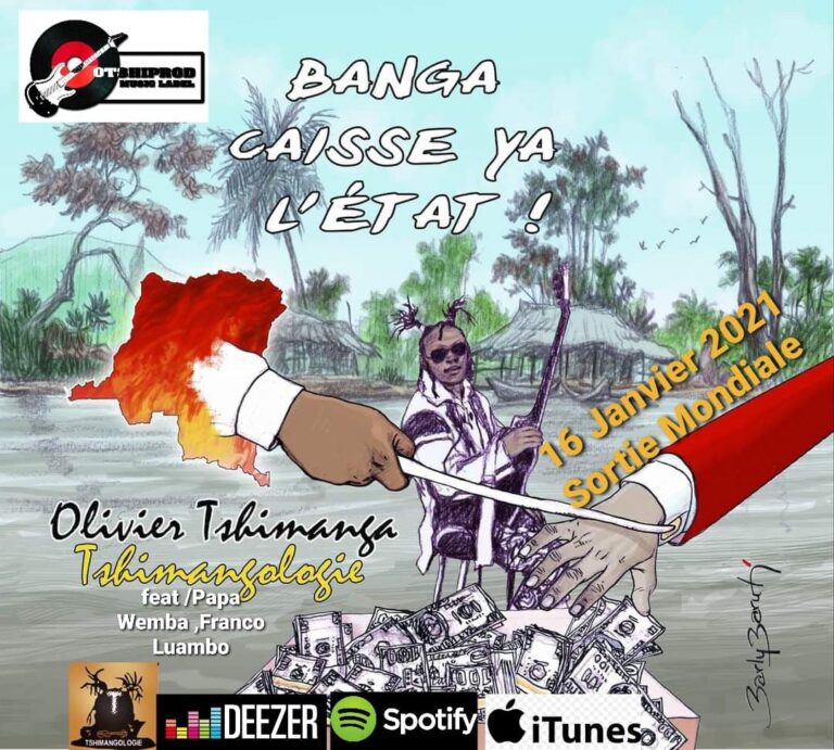 DIASPORA-MUSIQUE : « BANGA CAISSE YA L’ÉTAT », le nouveau single engagé d’Olivier Tshimanga