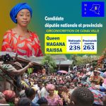 Élections 2023 : Queen Raïssa Magana, le vote de la raison et de la rupture