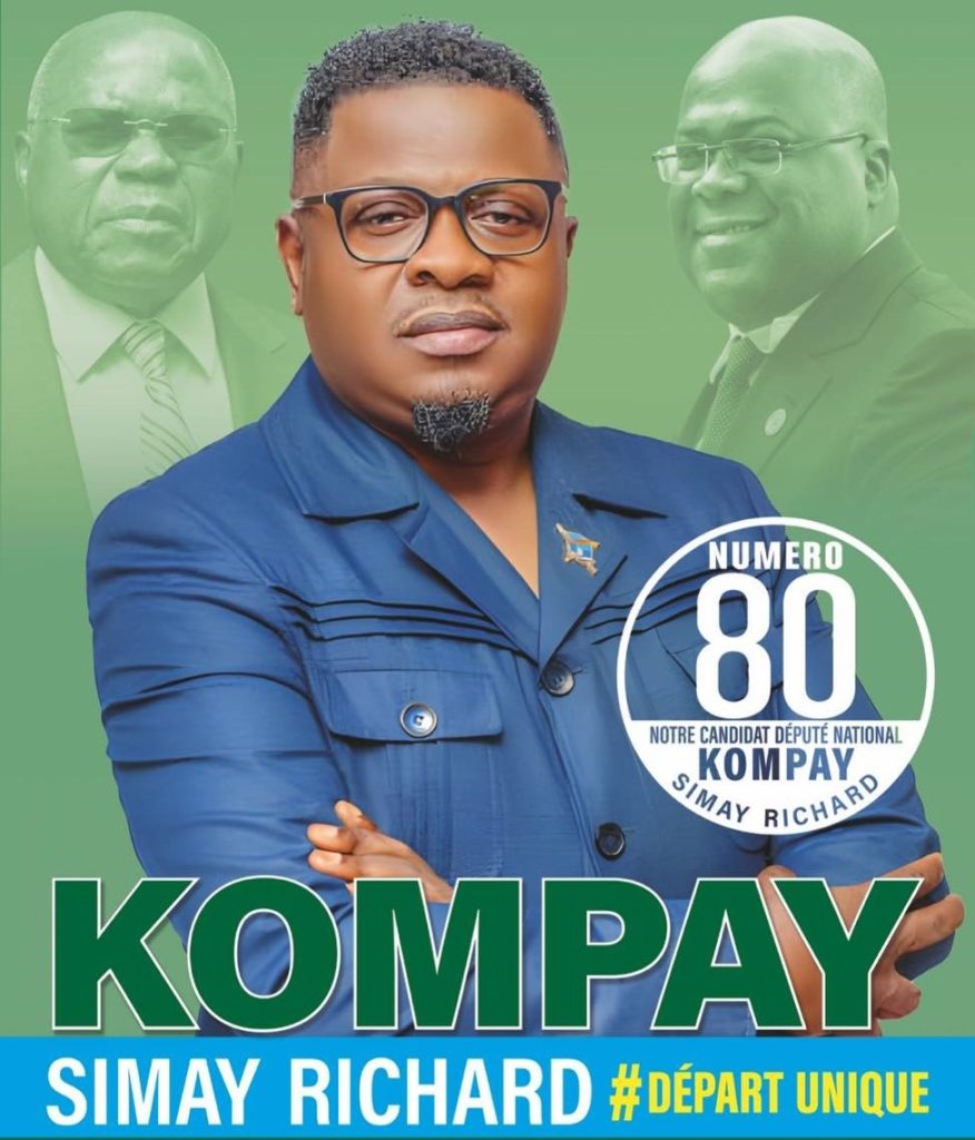 ELECTIONS 2023 : KOMPAY SIMAY Richard à la conquête de Bandundu Ville
