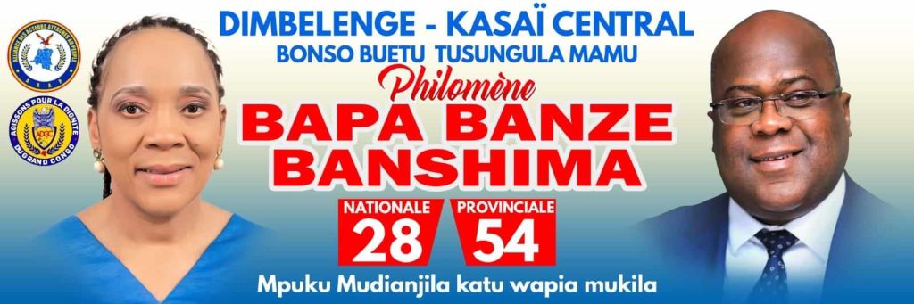ELECTIONS 2023 : Philomène Bapa Banze Banshima, candidate du renouveau de Dimbelenge