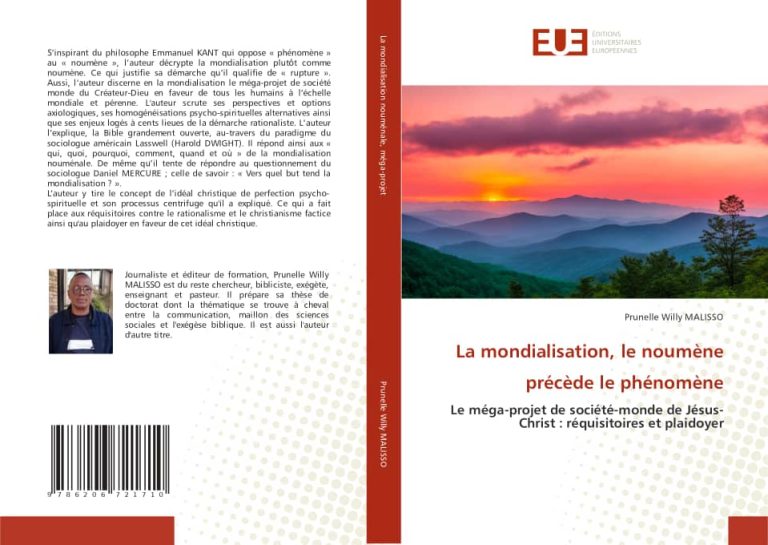 CULTURE – LIVRE : « LA MONDIALISATION, LE NOUMENE PRECEDE LE PHENOMENE »