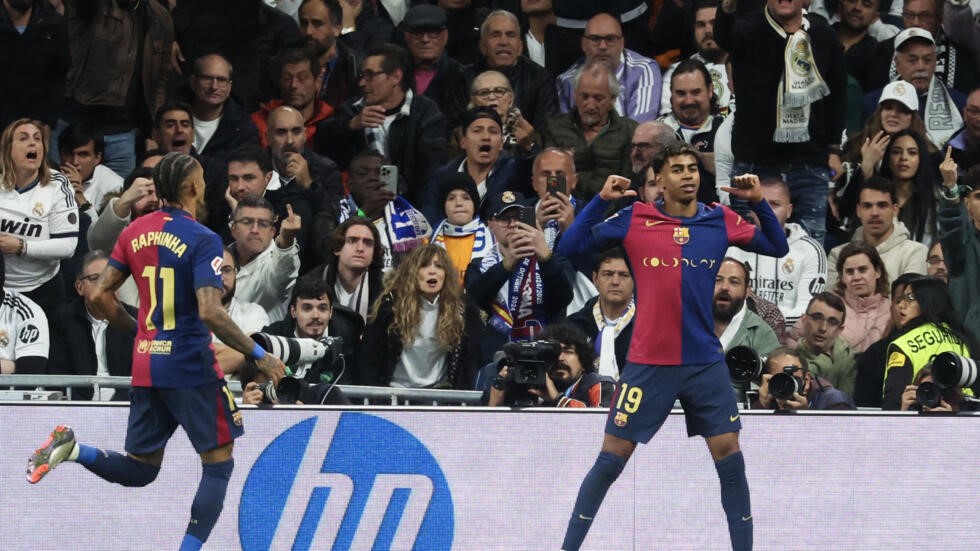 Le FC Barcelone a écrasé le Real Madrid. AFP - PIERRE-PHILIPPE MARCOU