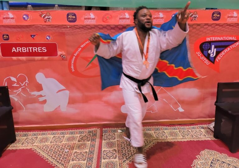 DIASPORA : Christophe Mputu, médaille d’or au Championnat d’Afrique Ju-Jitsu de Marrakech