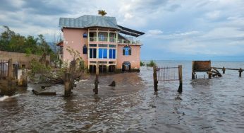 RDC : La ville d’Uvira face à la montée des eaux du Lac Tanganyika